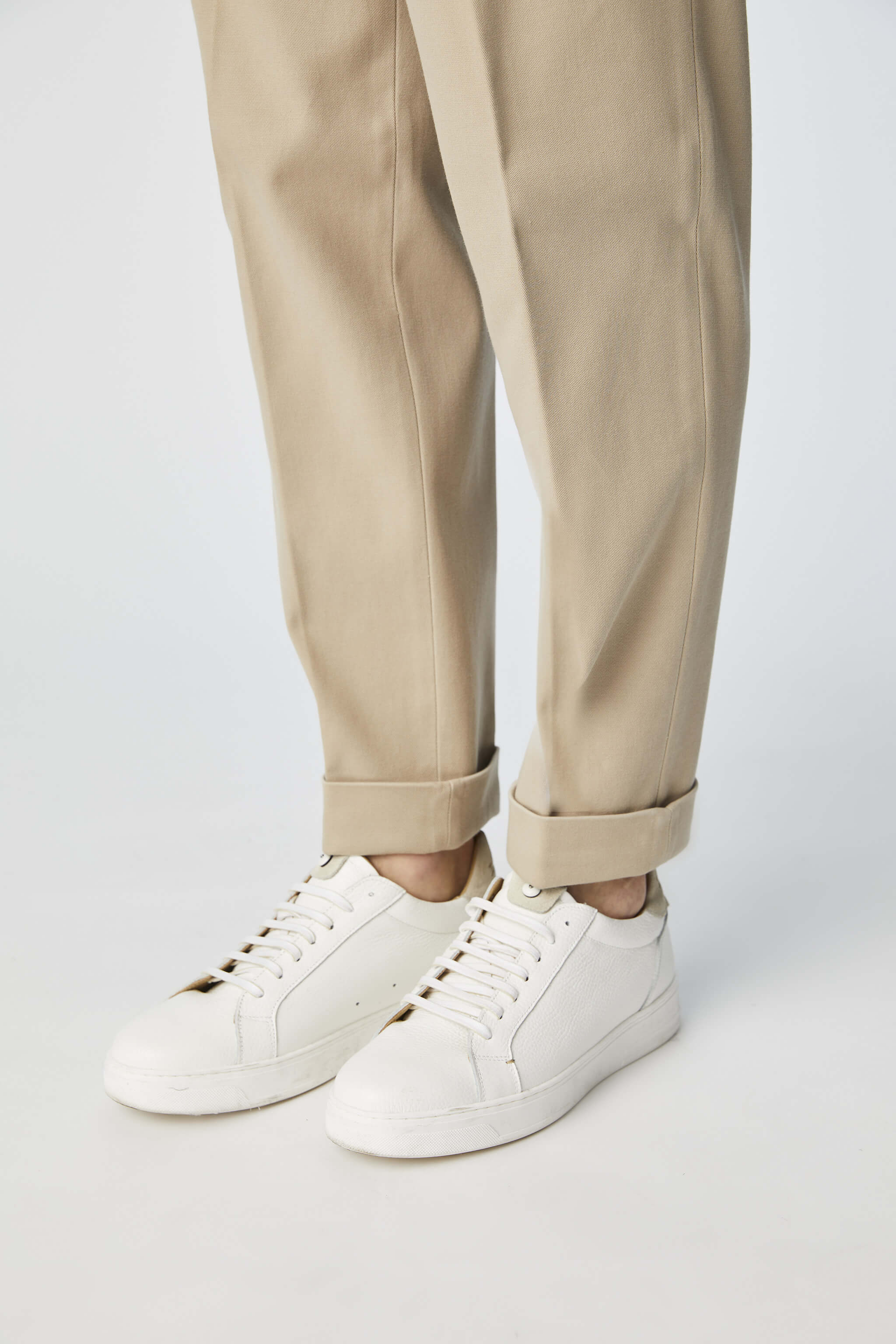 Garment-dyed MILES pants in beige