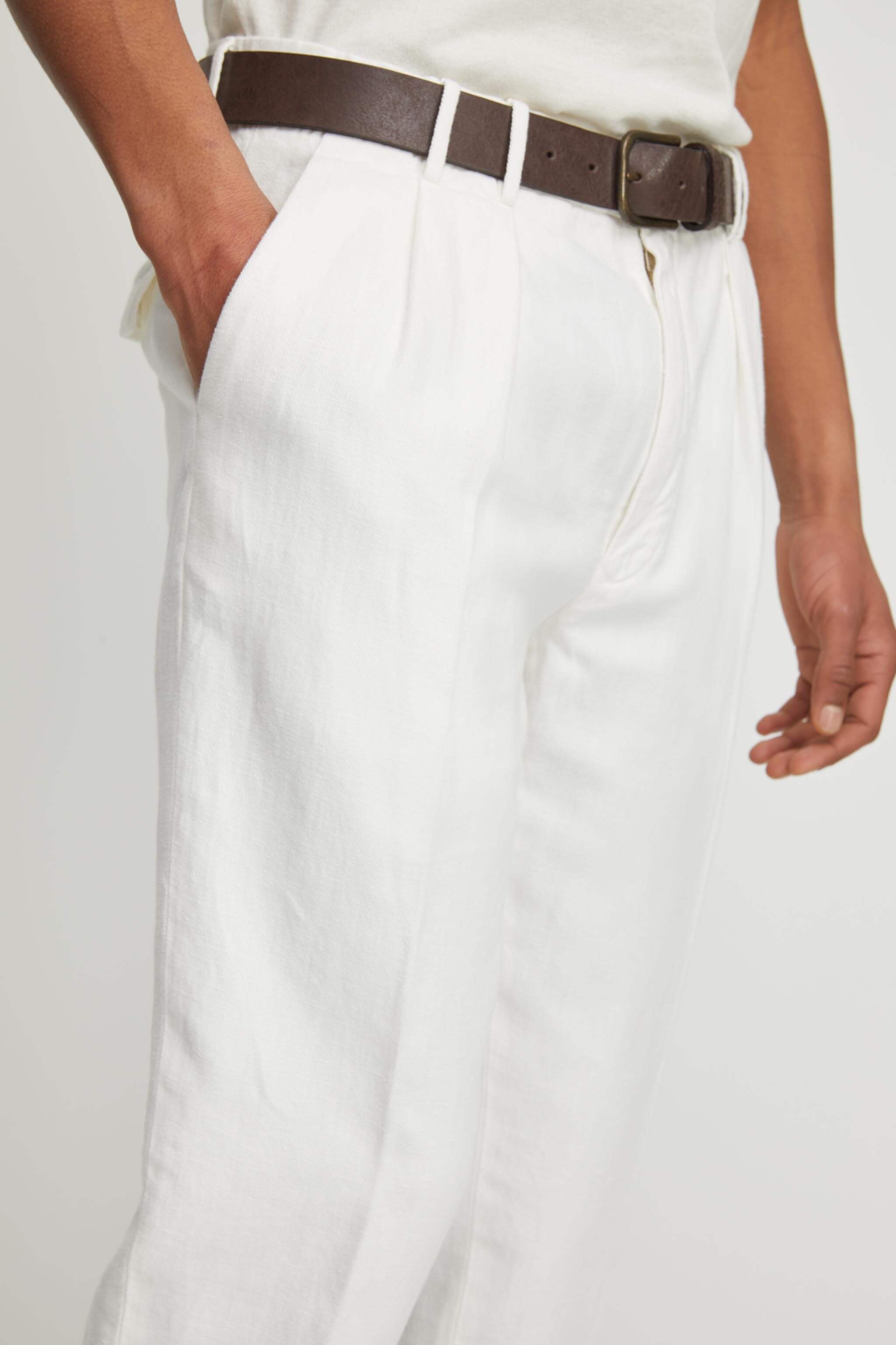 CHARLIE pants garment dyed