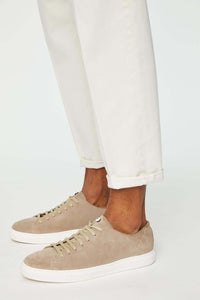 Garment-dyed charlie pants in white white