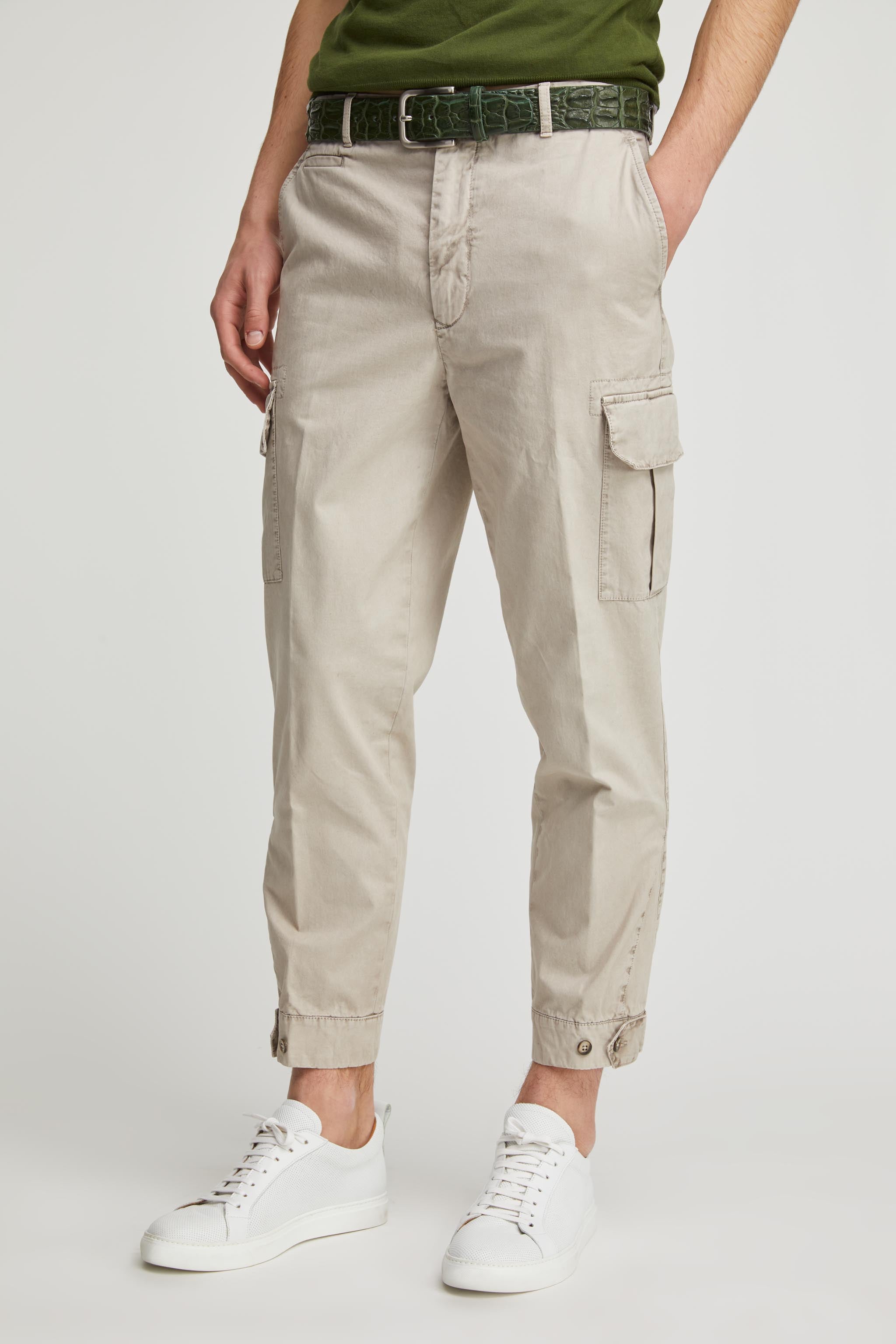 DIZZY pants garment dyed in sand