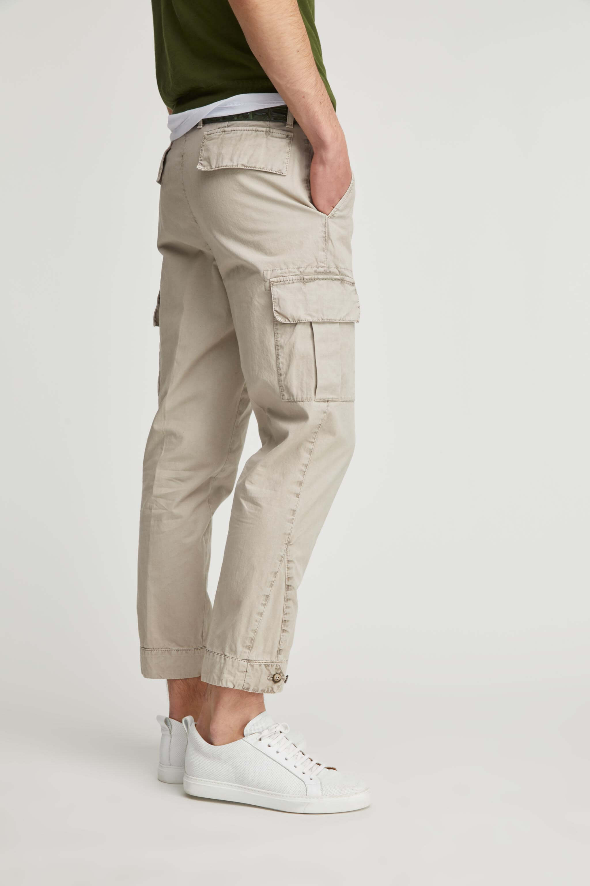 DIZZY pants garment dyed in sand