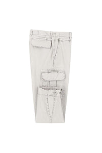 Dizzy pants garment dyed in sand beige