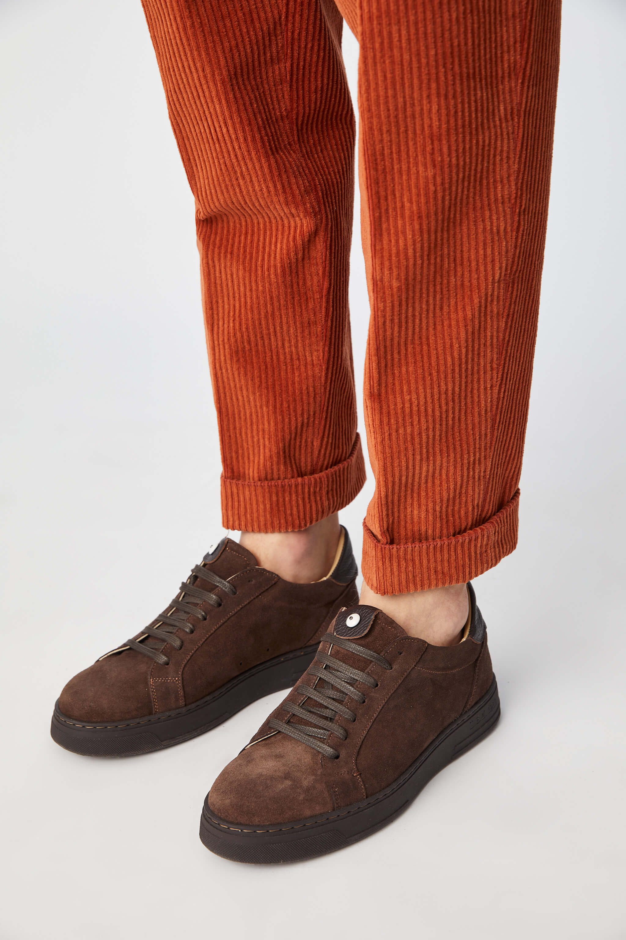 Garment-dyed MILES pants in orange