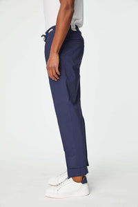 Garment-dyed lester pants in blue blue