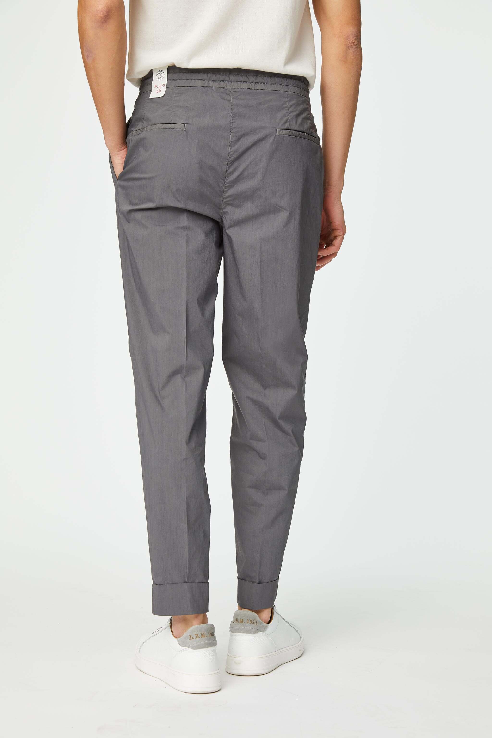 Garment-dyed LESTER pants in gray