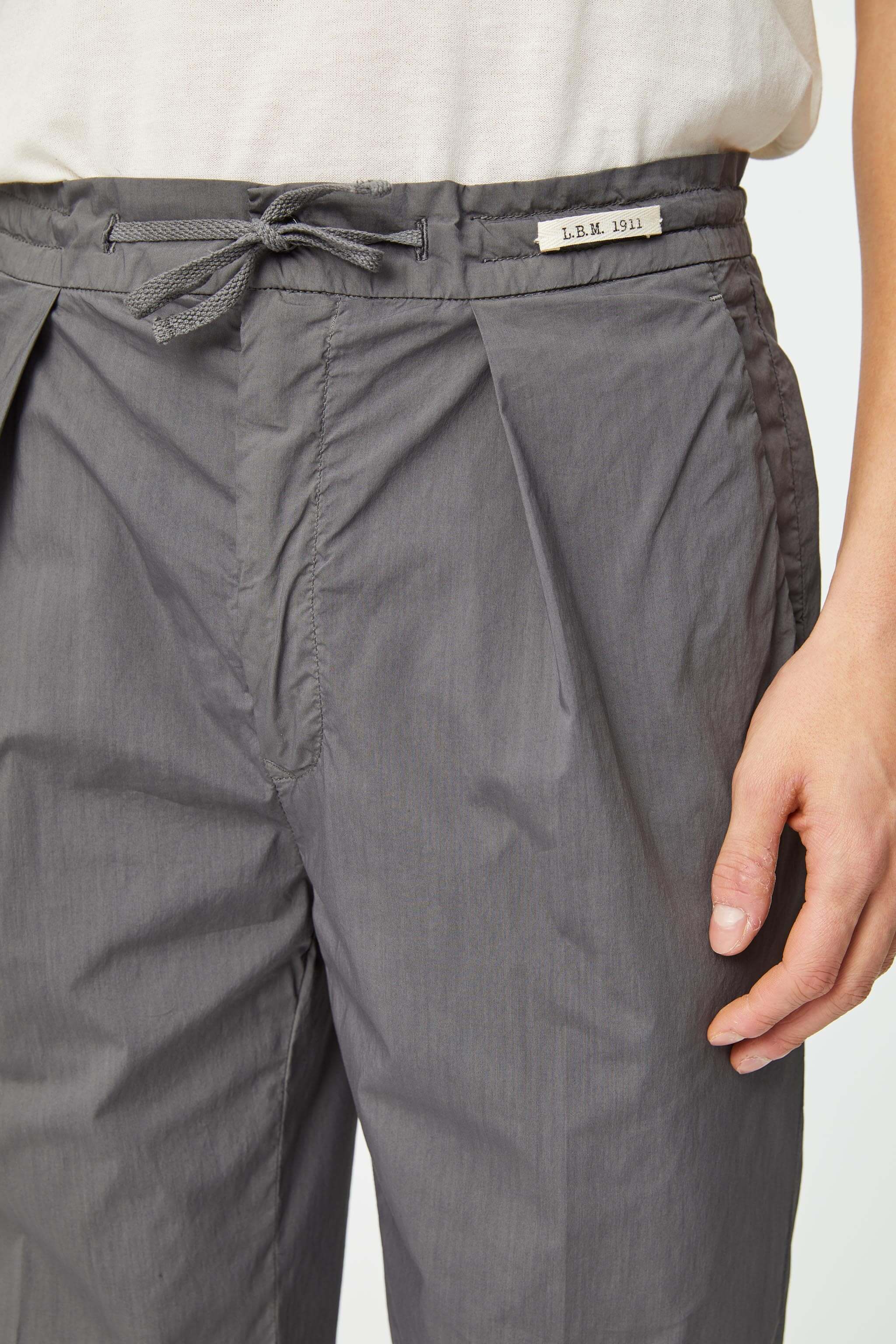 Garment-dyed LESTER pants in gray