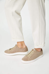 Garment-dyed lester pants in white white