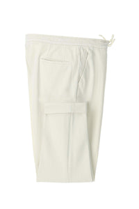 Garment-dyed lester pants in white white