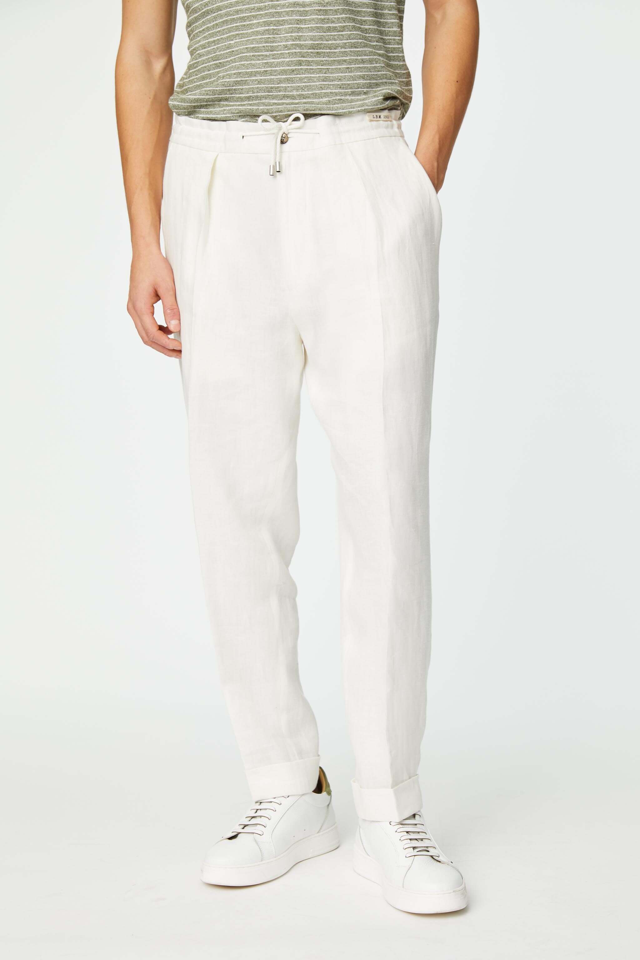 White LESTER pants
