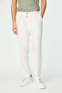 White lester pants white