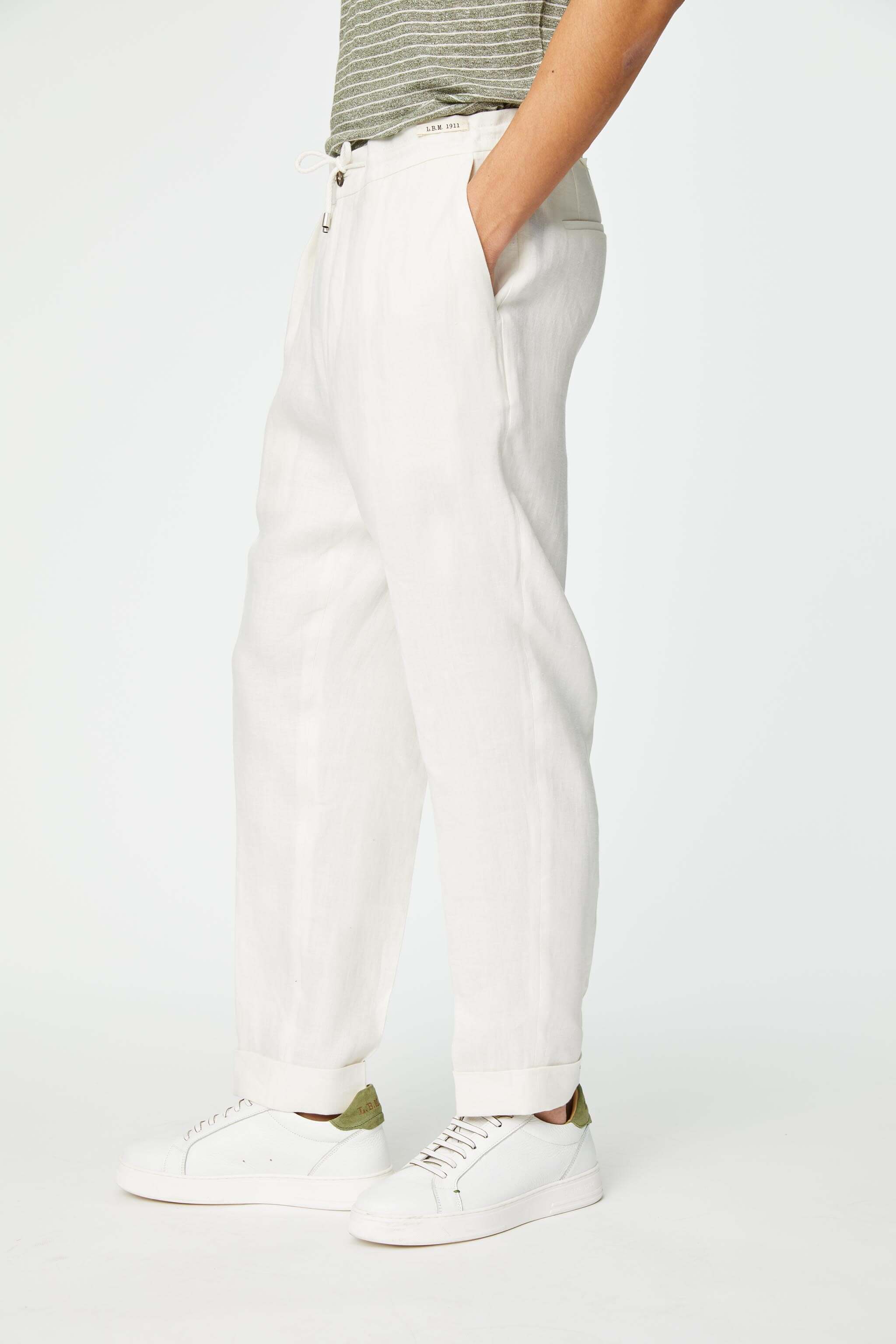 White LESTER pants