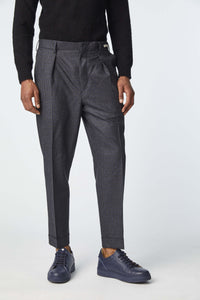 Duke pants in blue dark gray