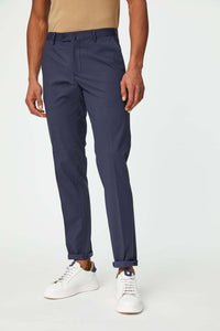 Blue noel pants in technical jersey blue
