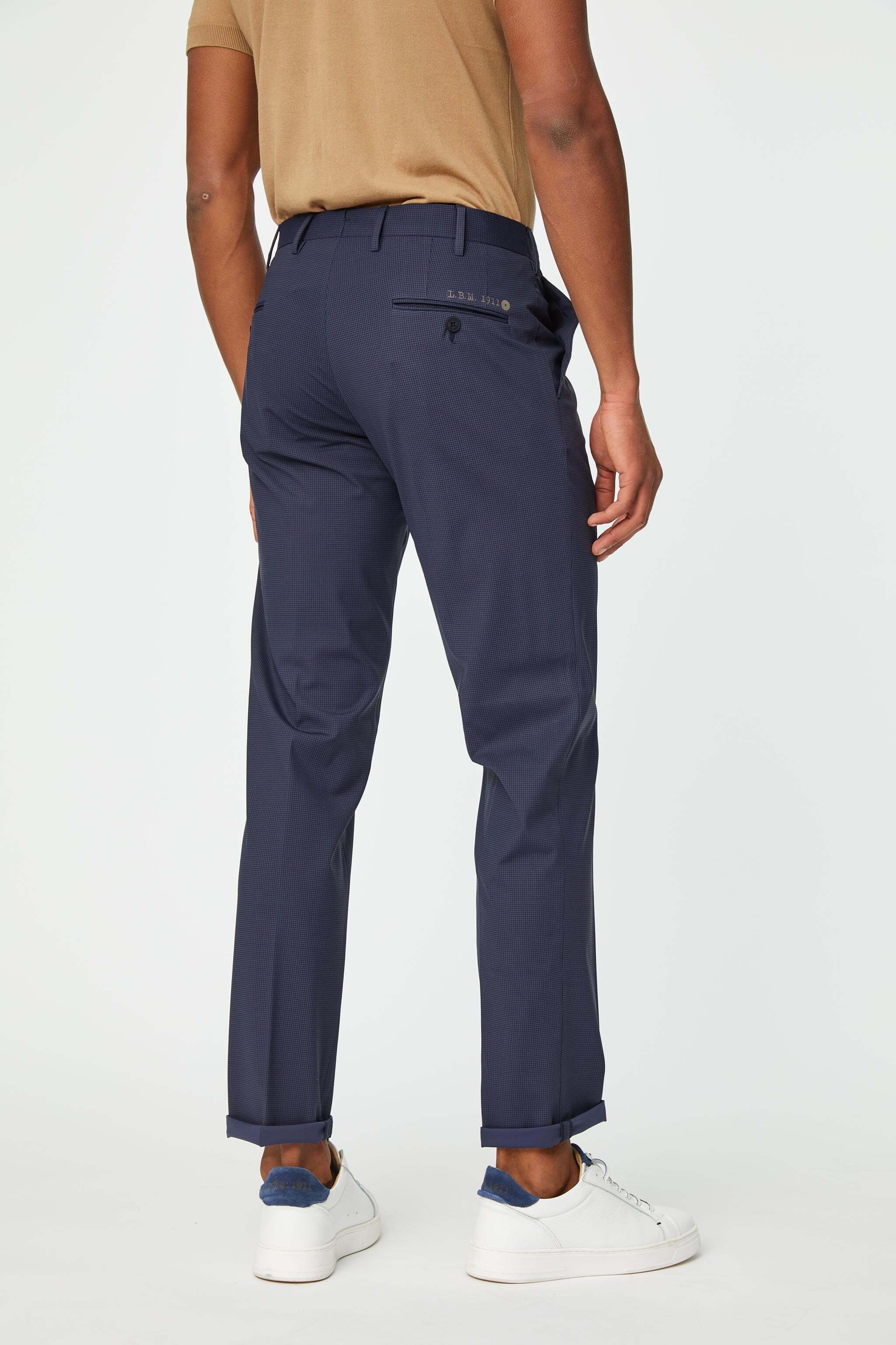 Blue NOEL pants in technical jersey