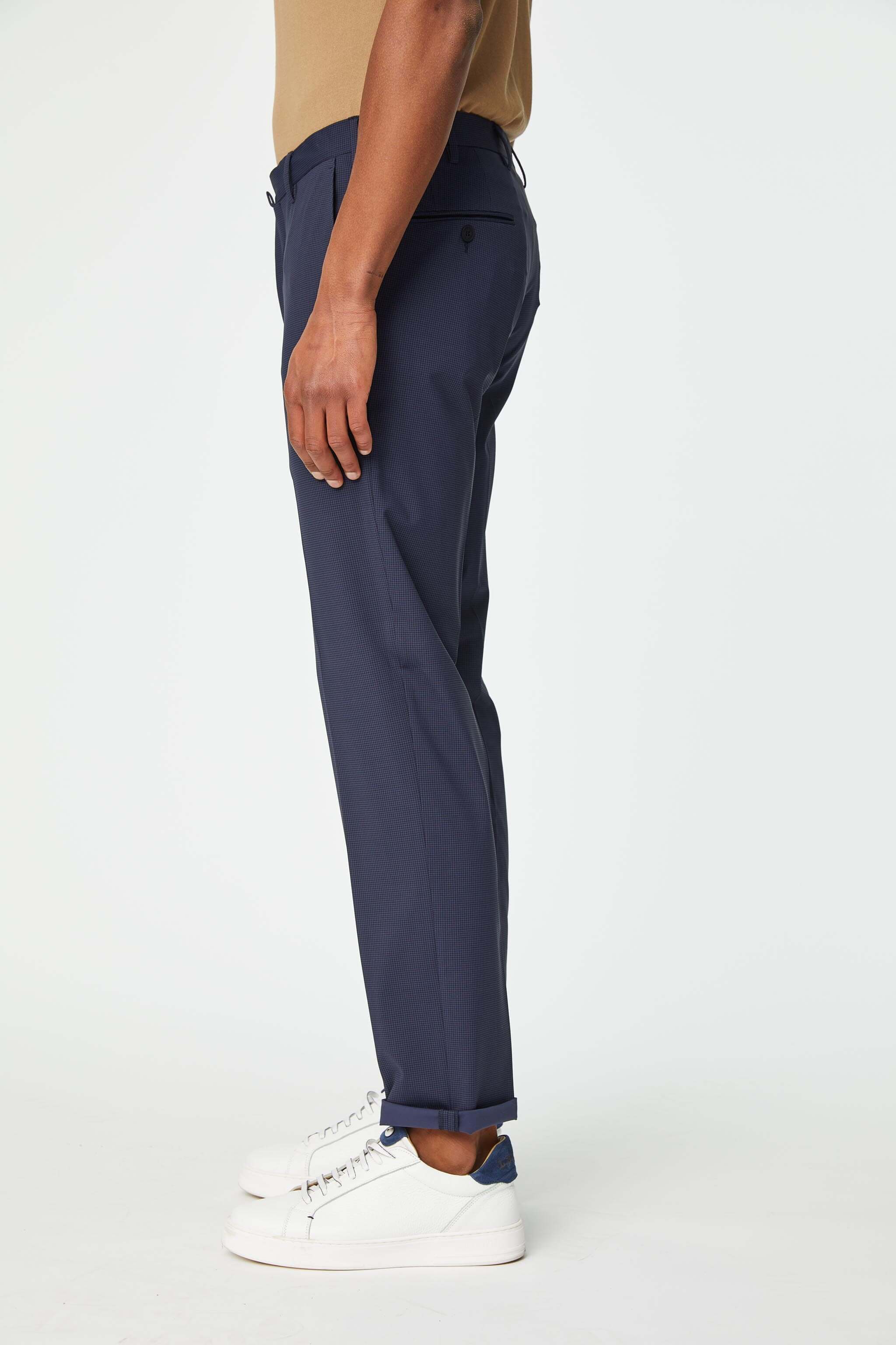 Blue NOEL pants in technical jersey