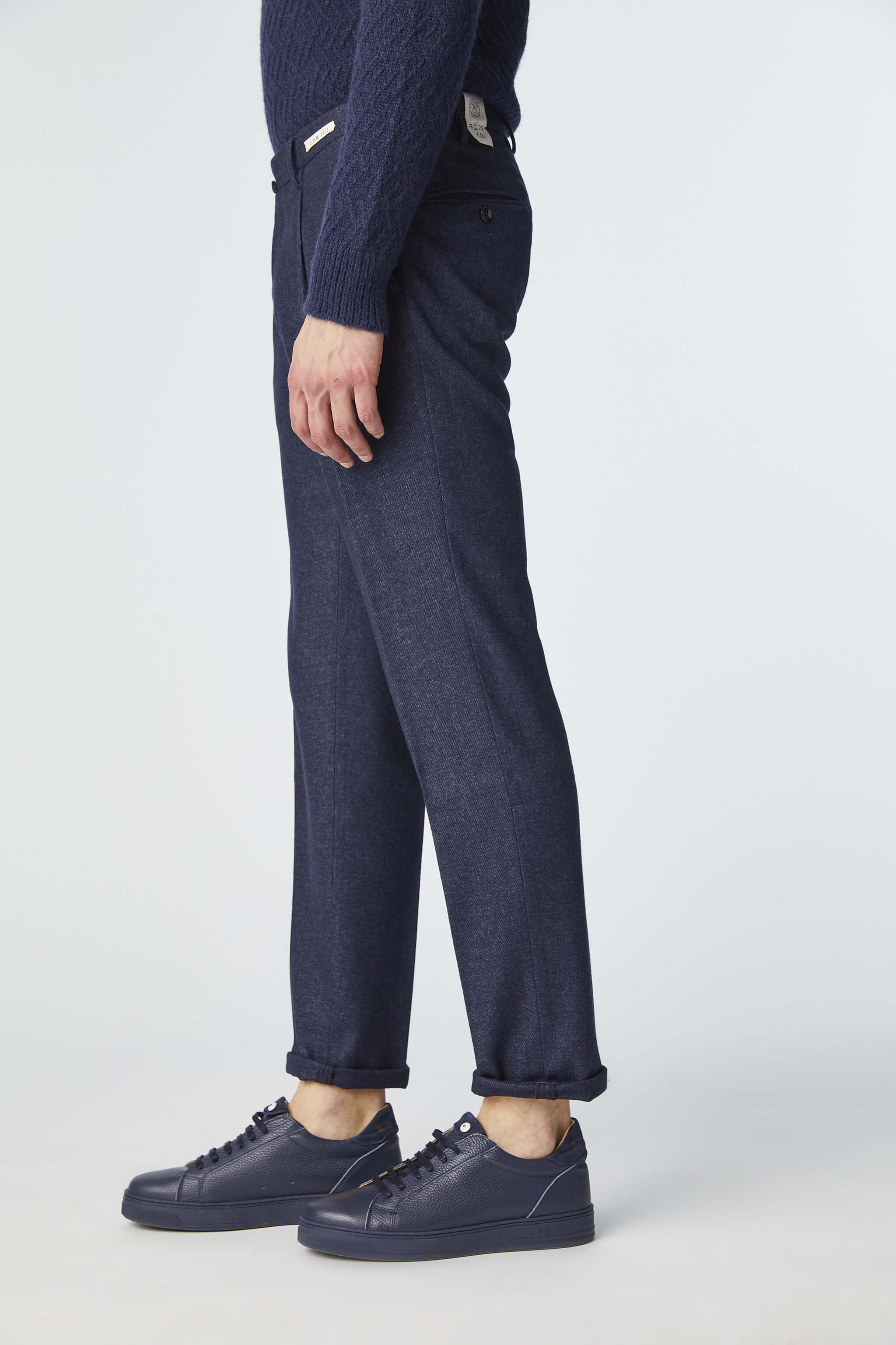 Garment-dyed MICHAEL pants in blue