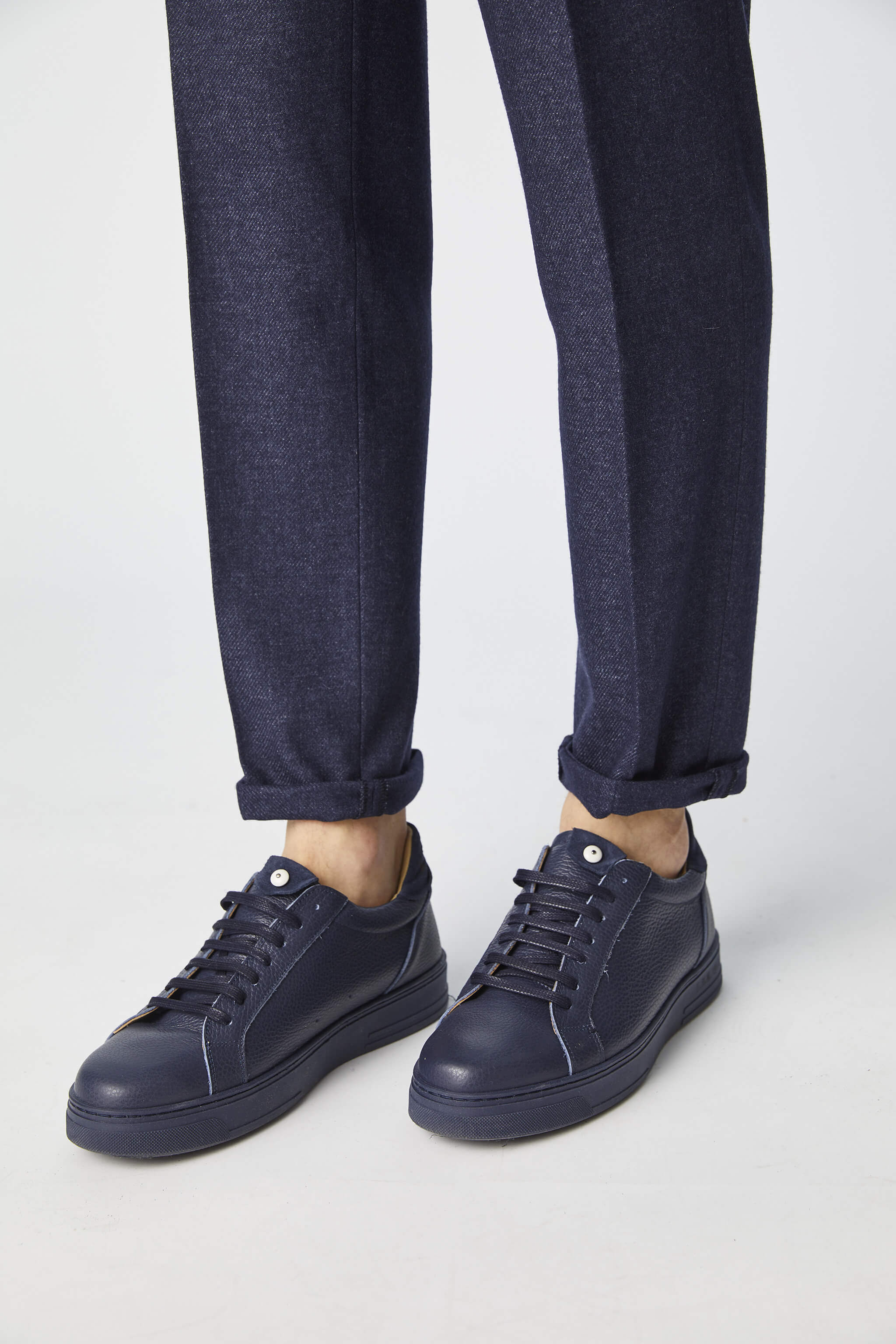 Garment-dyed MICHAEL pants in blue