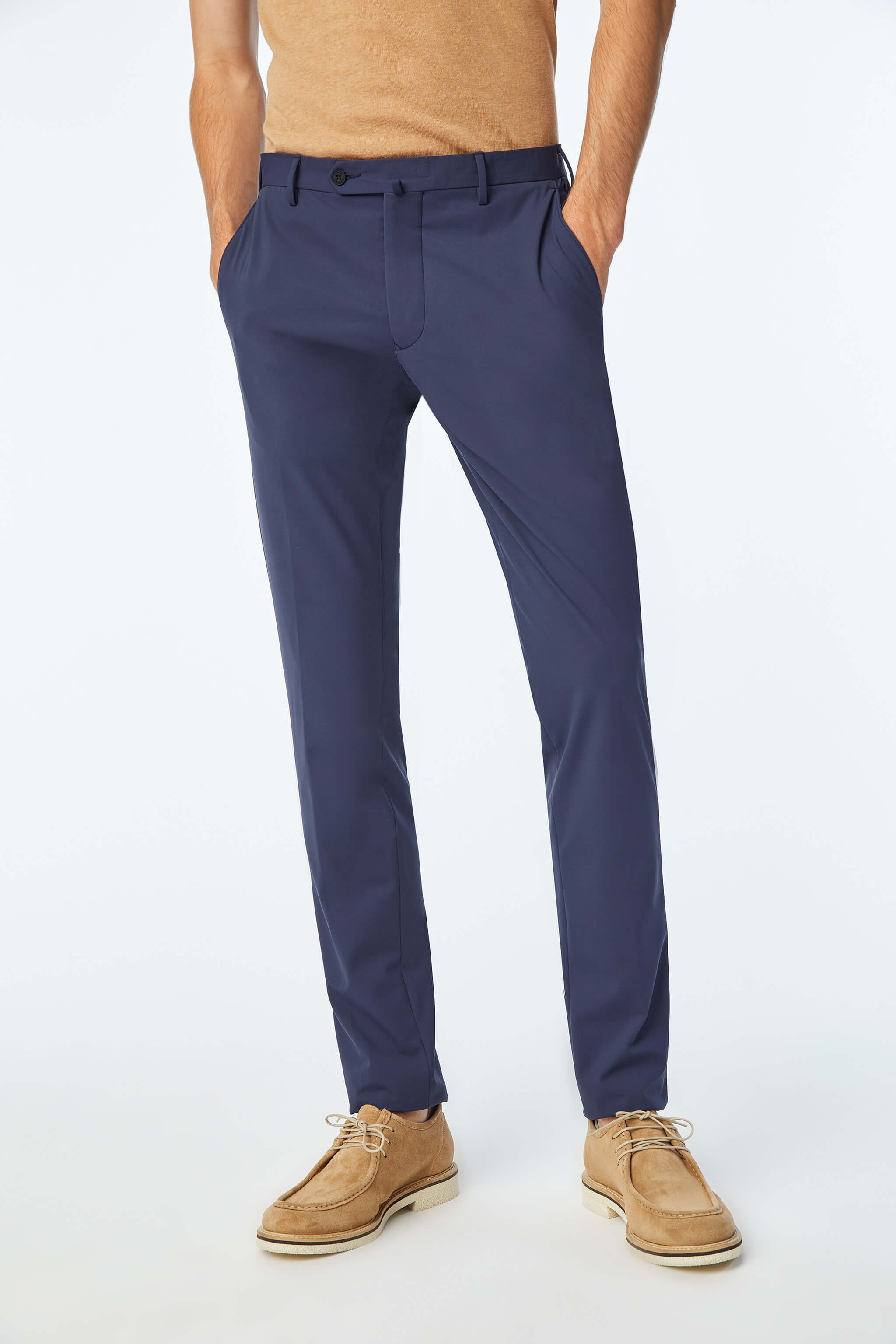 NOEL pants in blue jersey