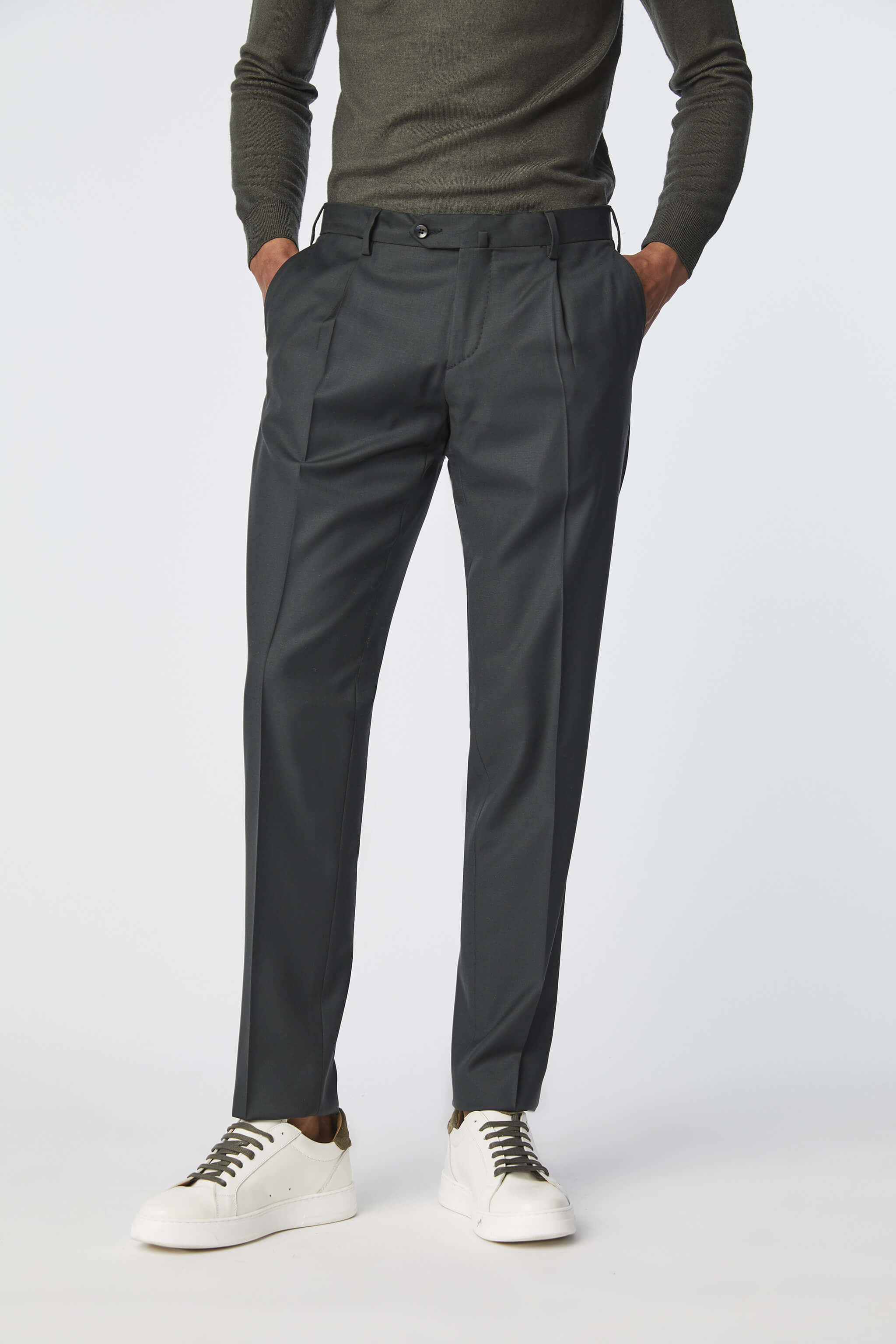 MILES pants in grey