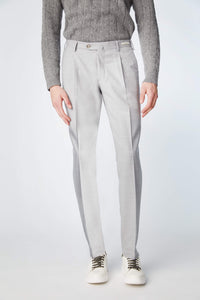 Michael pants in gray m�lange light grey