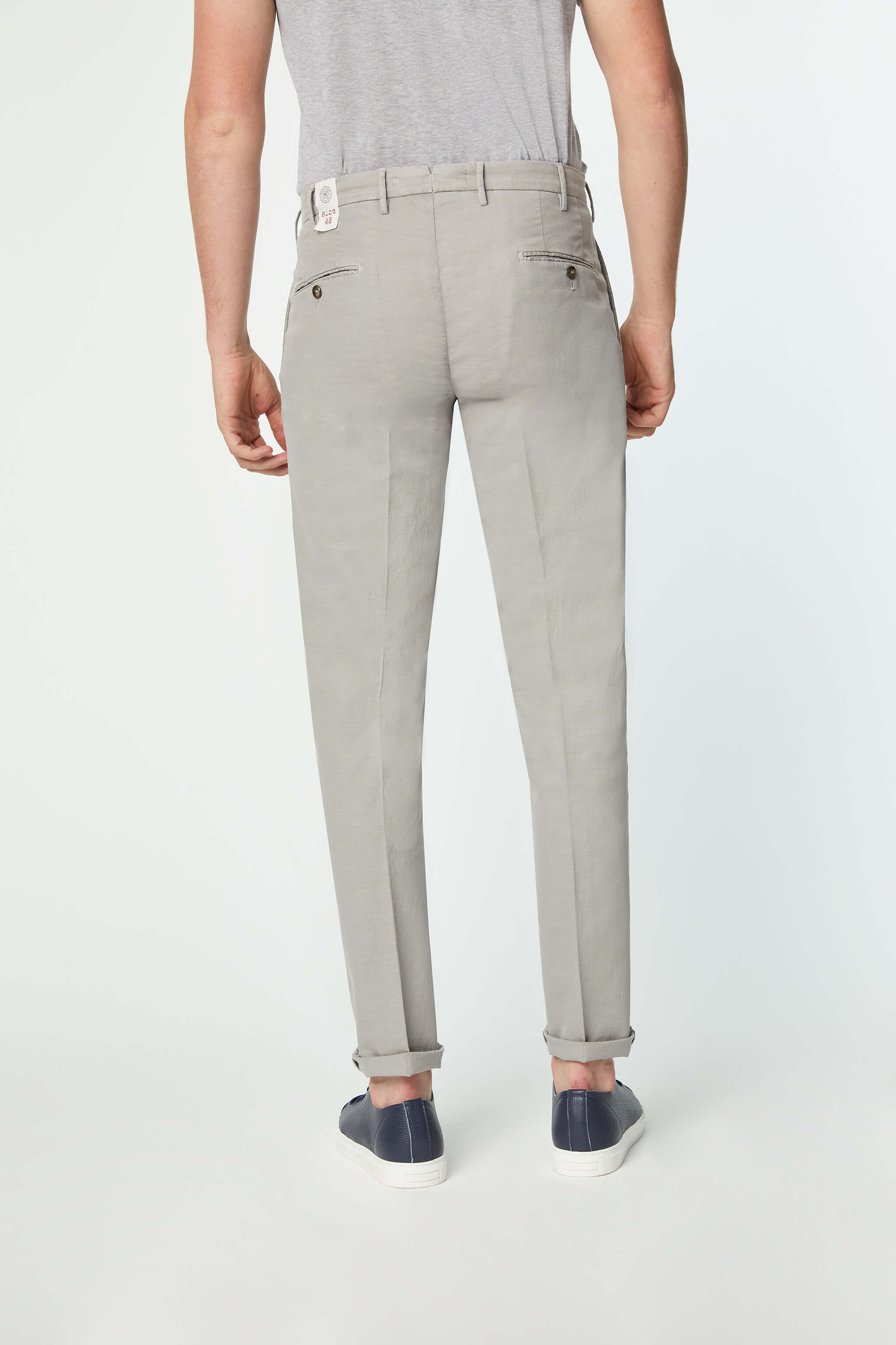 Pantalone ELTON tinto capo grigio chiaro