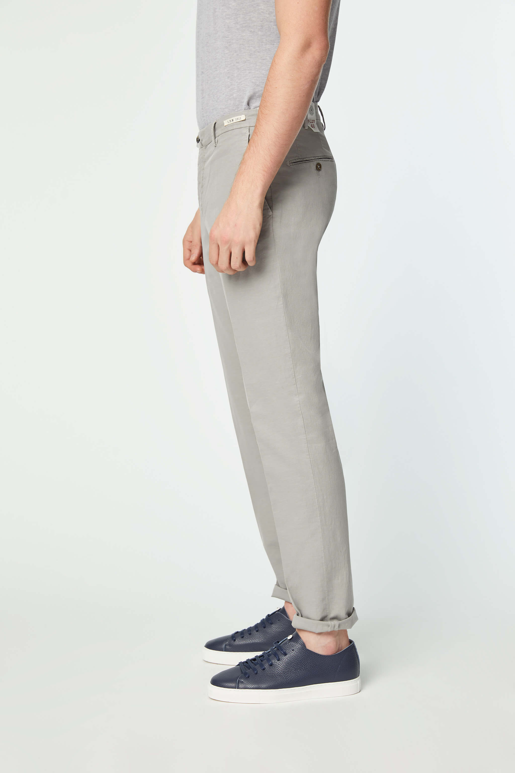 Pantalone ELTON tinto capo grigio chiaro