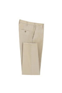 Garment-dyed elton pants in white beige