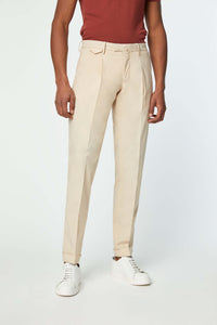 Pantalone phil tinto capo bianco avorio beige