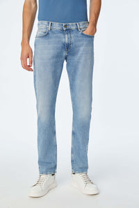 Jeans 5 tasche dritto azzurro azzurro