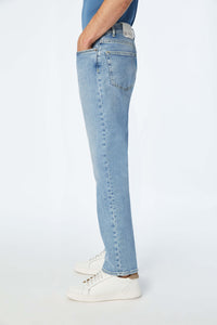 Jeans 5 tasche dritto azzurro azzurro
