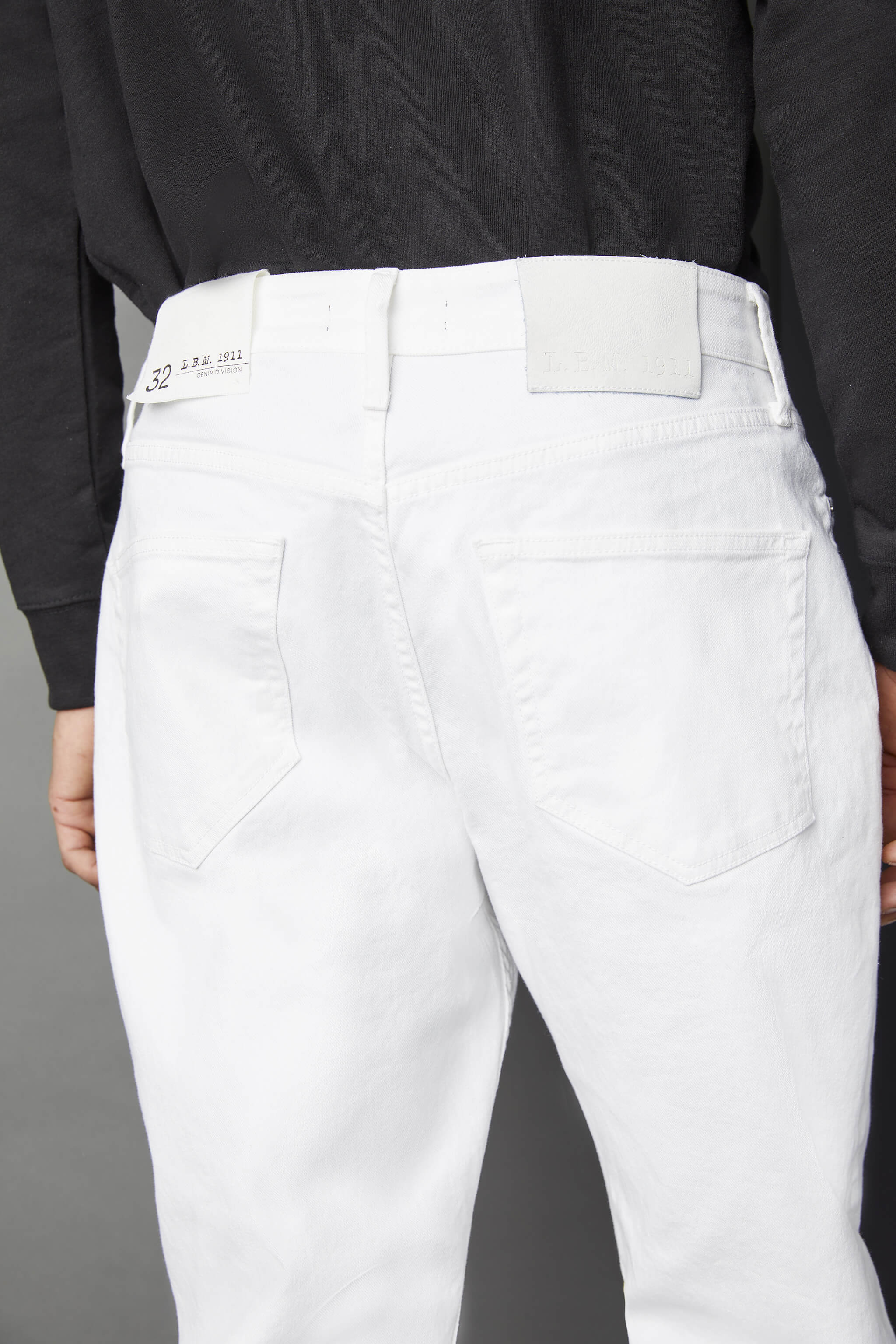 5 Pocket baggy jeans in White