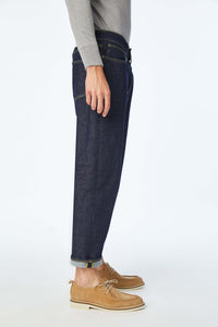 Jeans 5 tasche baggy blu blu