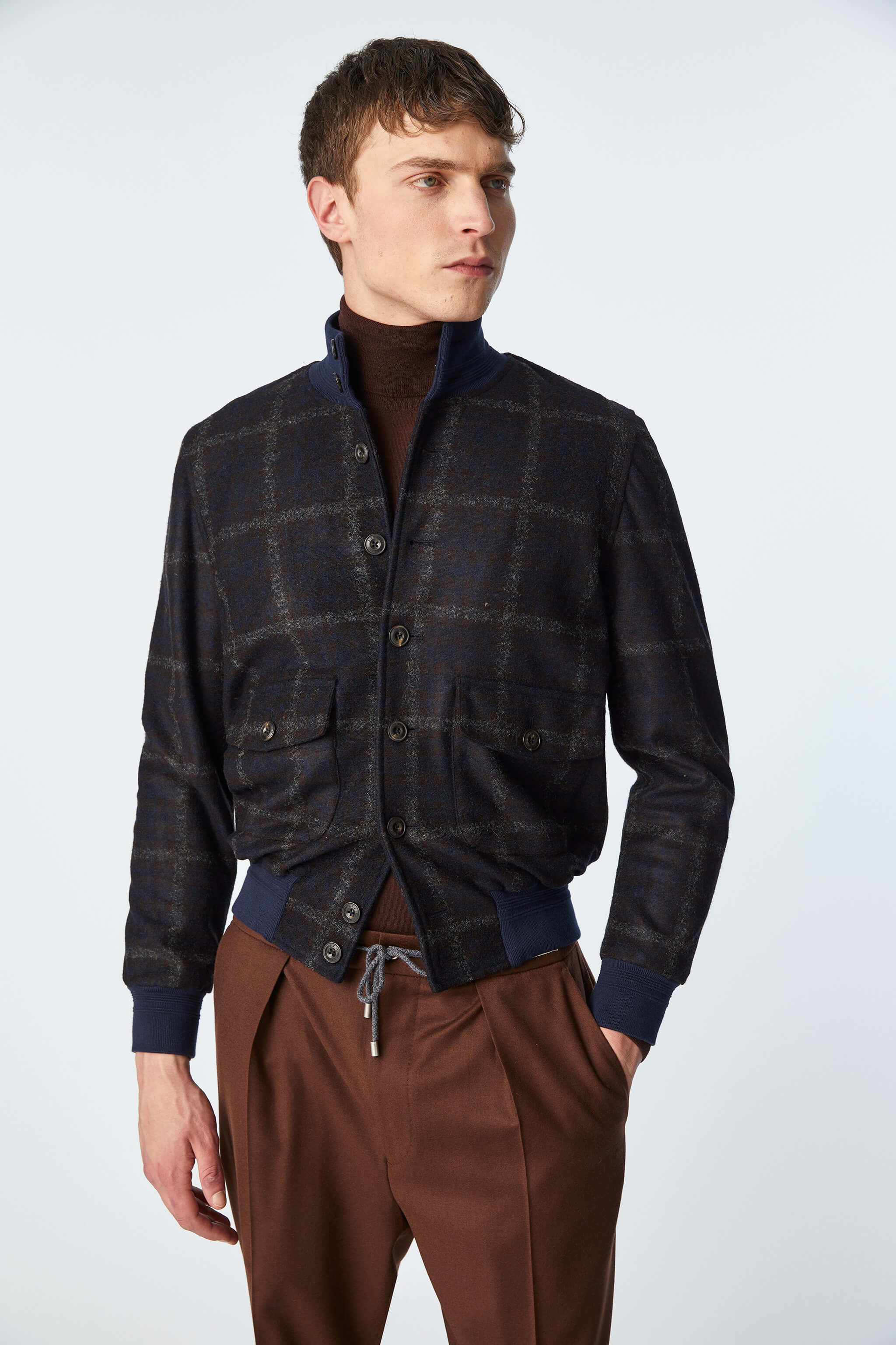 Bomber in jersey